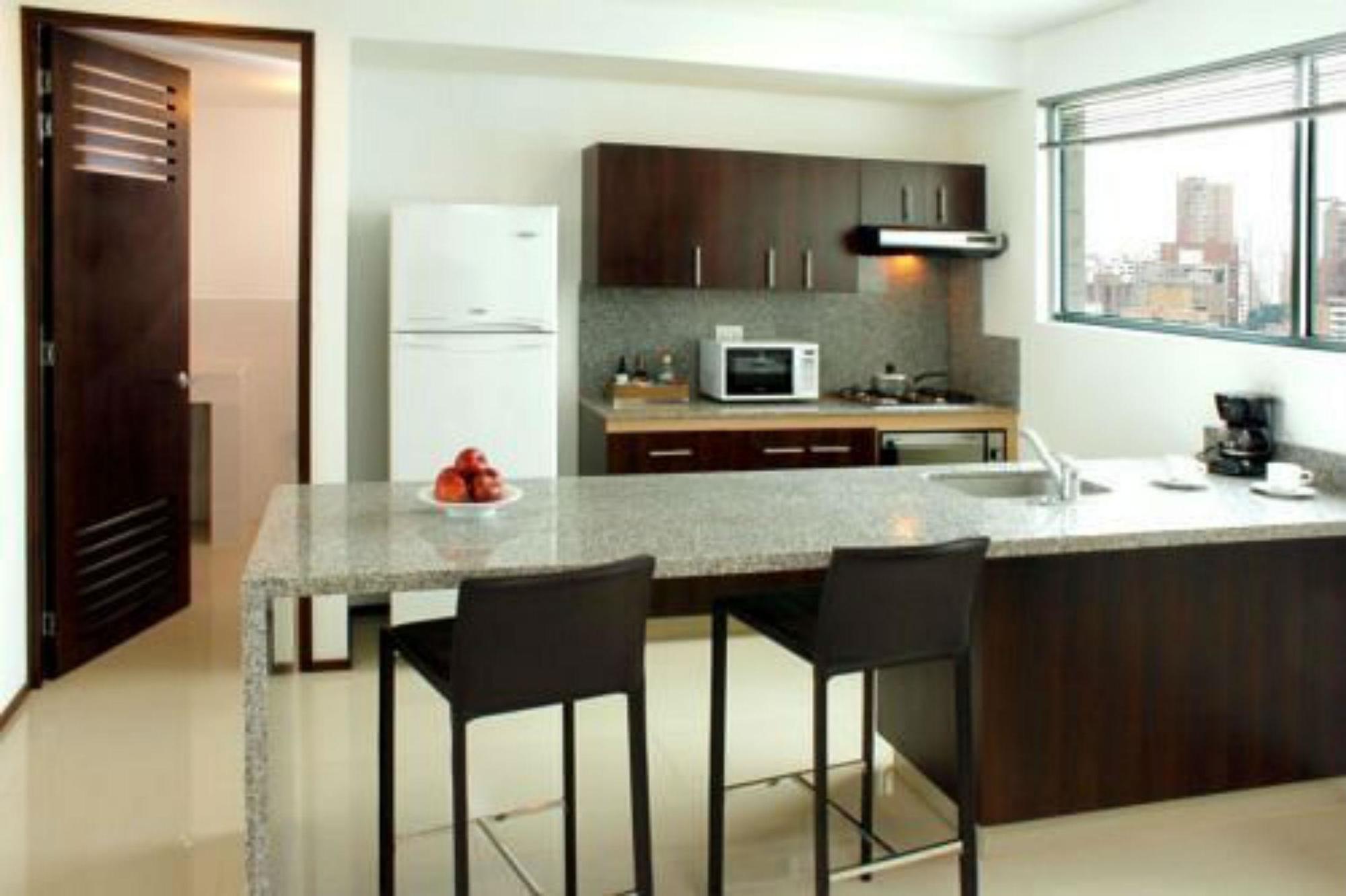 Estelar Alto Prado Barranquilla  Ngoại thất bức ảnh A typical kitchen in a serviced apartment